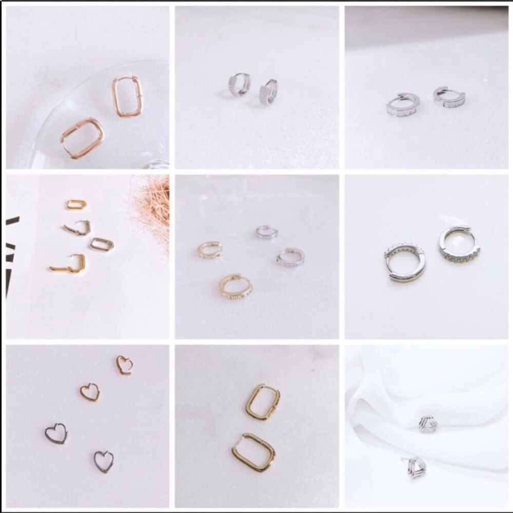 High quality stainless steel stud earrings - Picture 12 of 12